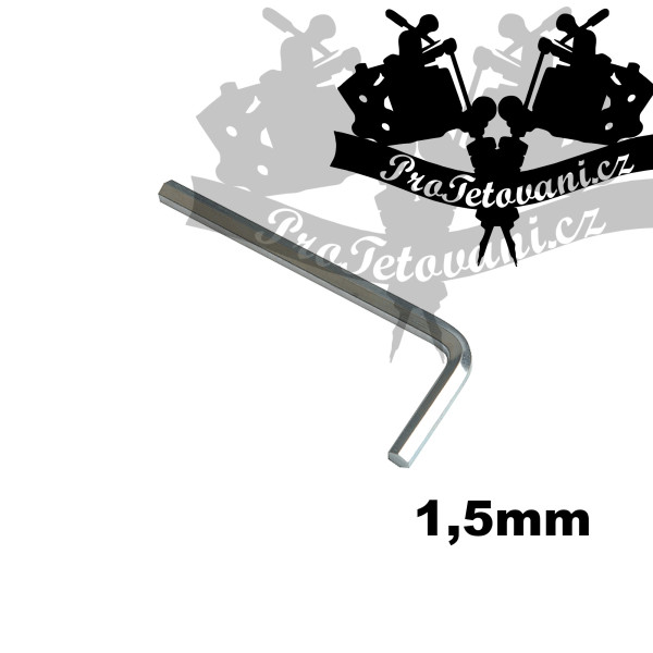 Imbusový klíč s průměrem 1,5 mm