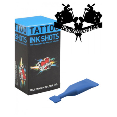 INK SHOTS 2 ML Umělecká barva Moms Millennium Pretty boy blue