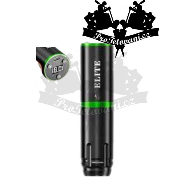 Bezdrátový rotační tetovací strojek ELITE FLY V2 bateriový GREEN 4 mm