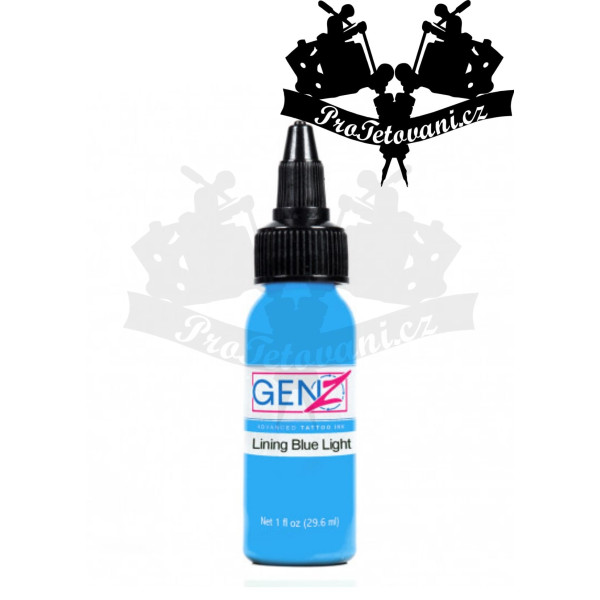 Intenze GEN-Z Blue Linning Light 30ml tetovací barva