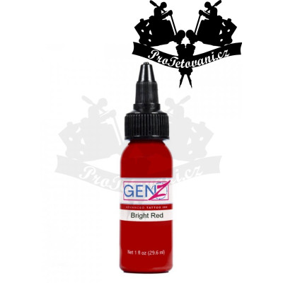 Intenze GEN-Z Bright Red 30ml tetovací barva