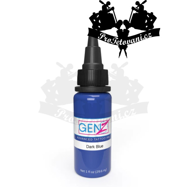 Intenze GEN-Z Dark Blue 30ml tetovací barva