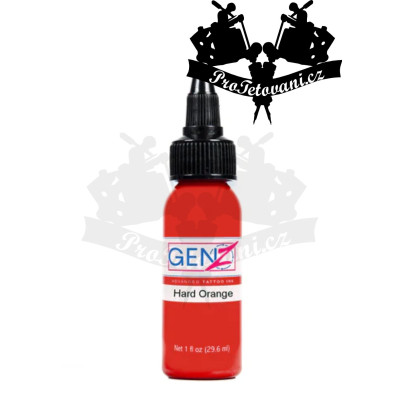 Intenze GEN-Z Hard Orange 30ml tetovací barva