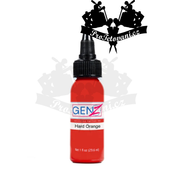 Intenze GEN-Z Hard Orange 30ml tetovací barva