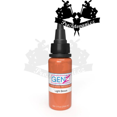 Intenze GEN-Z Light Brown 30ml tetovací barva