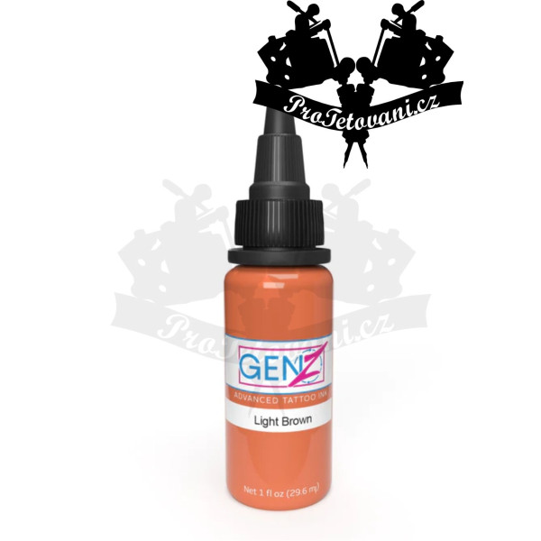 Intenze GEN-Z Light Brown 30ml tetovací barva