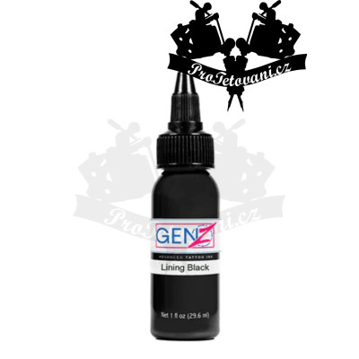 Intenze GEN-Z Linning Black 30ml tetovací barva