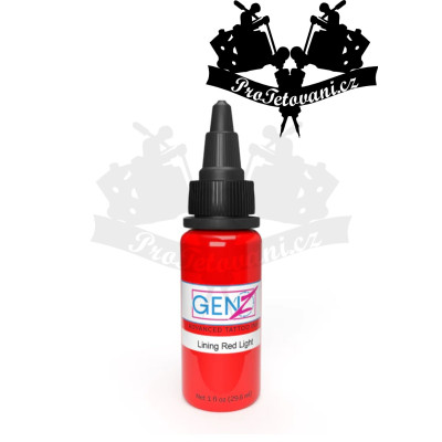 Intenze GEN-Z Linning Red Light 30ml tetovací barva