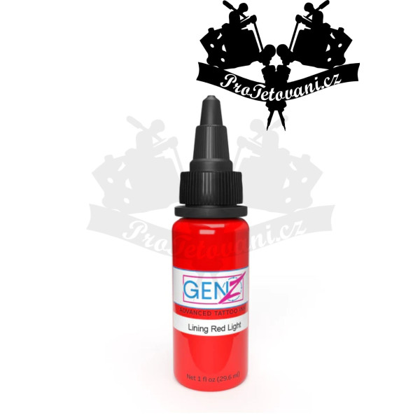 Intenze GEN-Z Linning Red Light 30ml tetovací barva