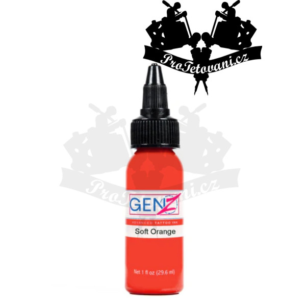 Intenze GEN-Z Soft Orange 30ml tetovací barva