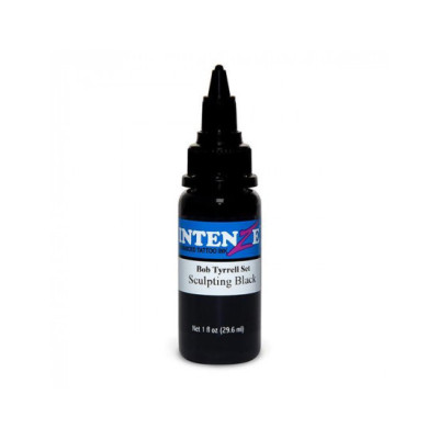 Intenze Sculpting Black By Bob Tyrrell 30ml umělecká barva