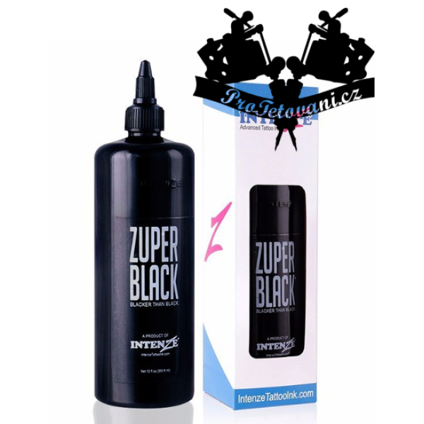 Intenze Zuper Black 355 ml umělecká barva