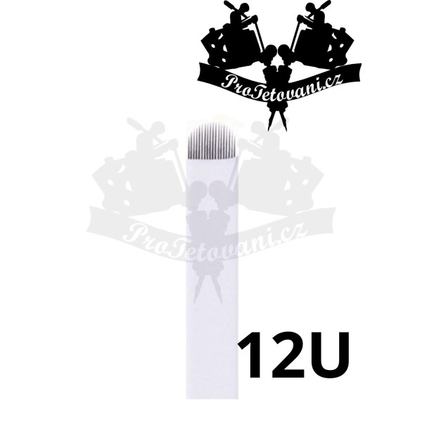Jehla čepelka pro 3D permanentní make up U12 pin round sterilní