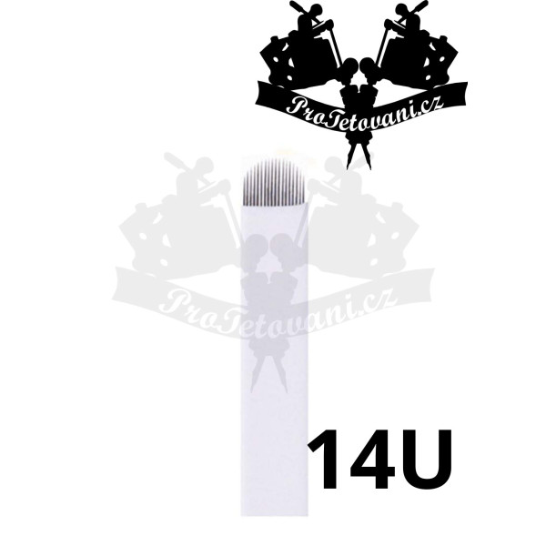 Jehla čepelka pro 3D permanentní make up U14 pin round sterilní