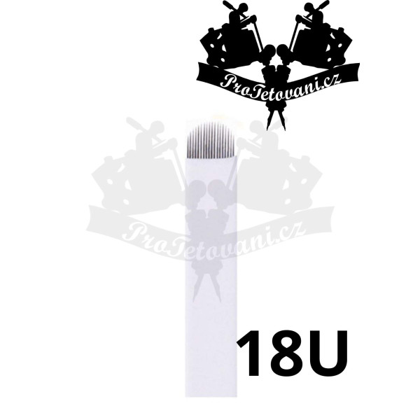 Jehla čepelka pro 3D permanentní make up U18 pin round sterilní