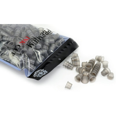 Kalíšky pro tetovací barvy 12mm 50ks Grey