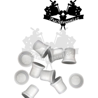 Náhradní kalíšky na tetovací barvu s houbičkou 10ks