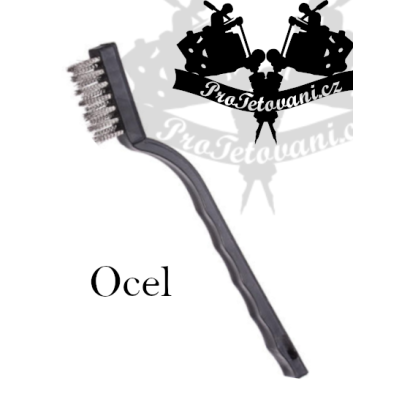 Kartáč na čištění tetovacího vybavení OCEL