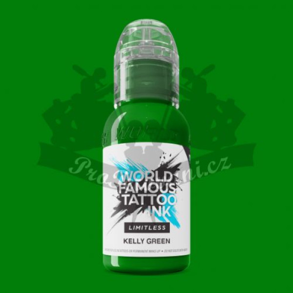 Tetovací barva World Famous Limitless KELLY GREEN 30 ml REACH