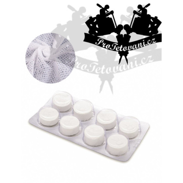 Kouzelné stlačené ubrousky na tetování Recovery Lustra sterilní Bio 8 ks