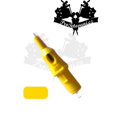 Kreslící tetovací cartridge Žlutá Ball Point