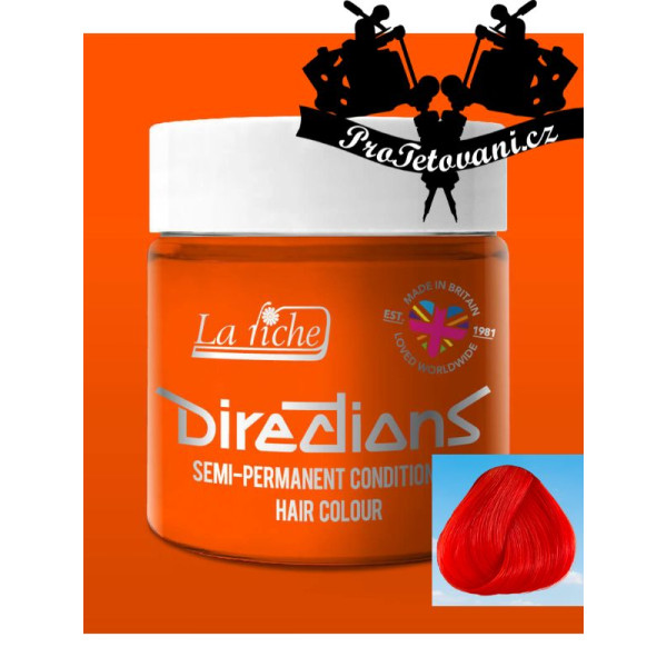 La Riche Directions Fluorescent Orange barva na vlasy