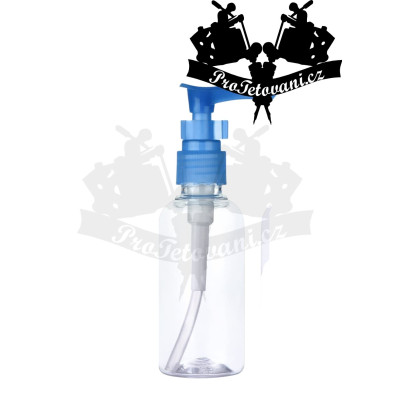 Lahvička s pumpičkou 100 ml Blue