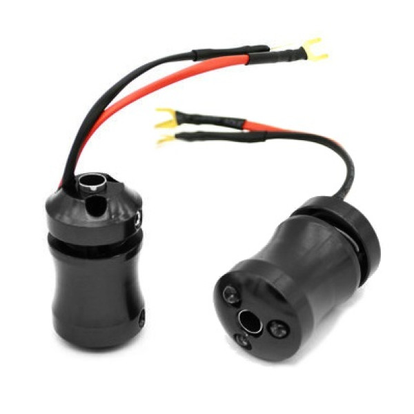 Led svítící tetovací grip Black