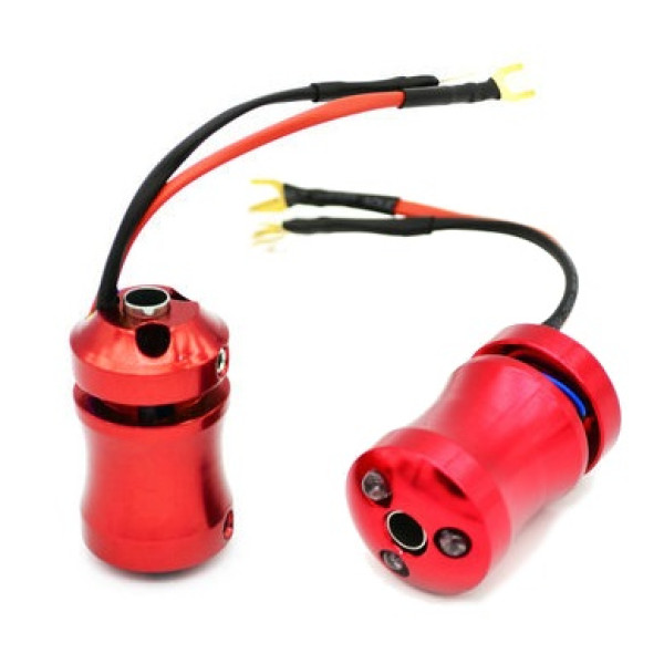 Led svítící tetovací grip RED