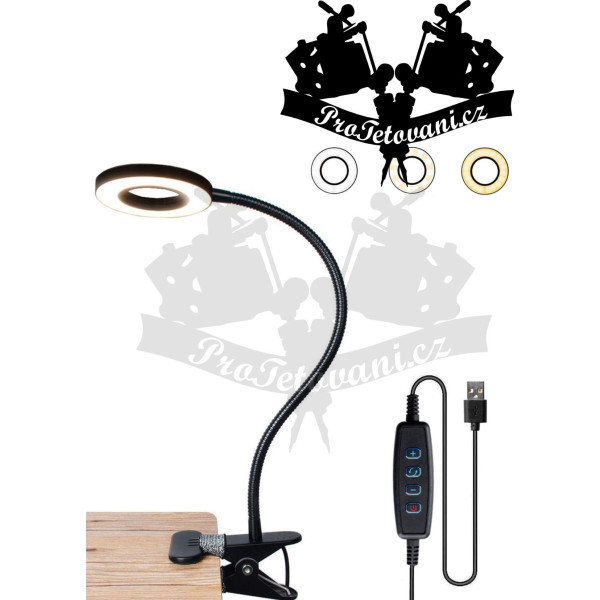 Led lampa na tetování 50cm USB BLACK PLUS