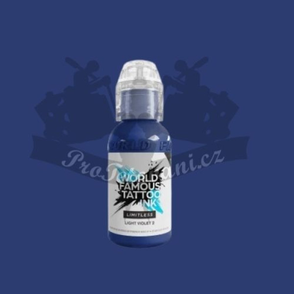 Tetovací barva World Famous Limitless LIGHT VIOLET 2 30 ml EXPIROVANÉ