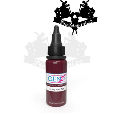 Intenze GEN-Z Linning Red Dark 30ml tetovací barva