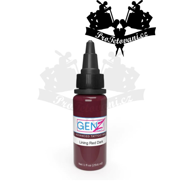Intenze GEN-Z Linning Red Dark 30ml tetovací barva