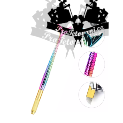 Manuální pero pro 3D permanentní make up Mermaid Gold