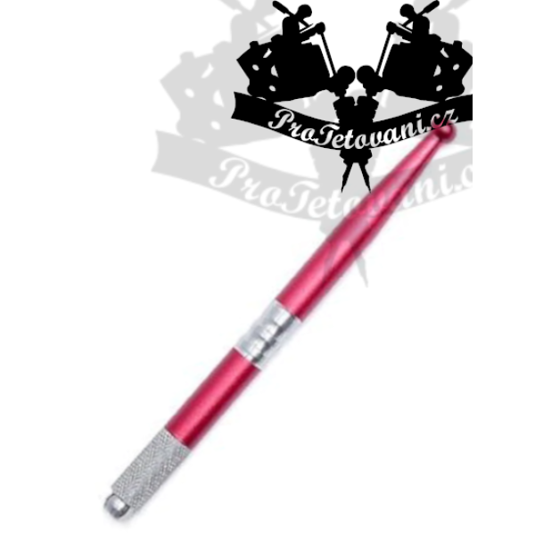 Manuální pero pro 3D permanentní make up Pinky red