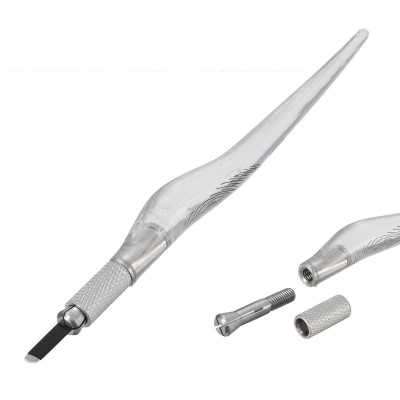 Manuální mikrodermální pero pro 3D permanentní make up Clear