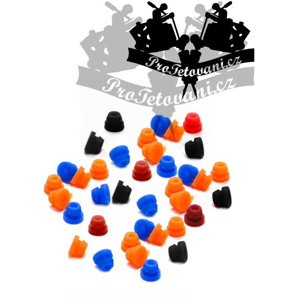 Mix grommet gumiček s výřezem pro táhlo či jehlu 30ks