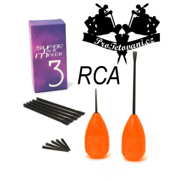 Mixér pro míchání tetovacích barev Super Ink Mixer III orange