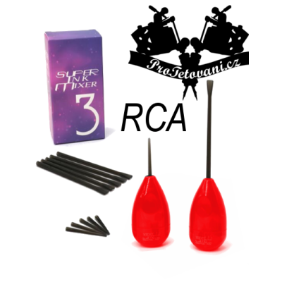 Mixér pro míchání tetovacích barev Super Ink Mixer III red