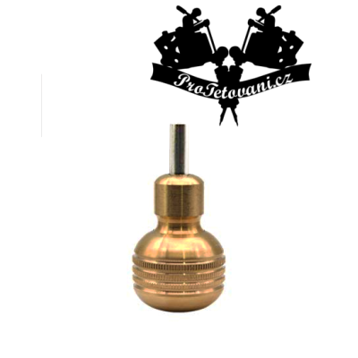 Mosazný protiskluzový tetovací grip Bomb