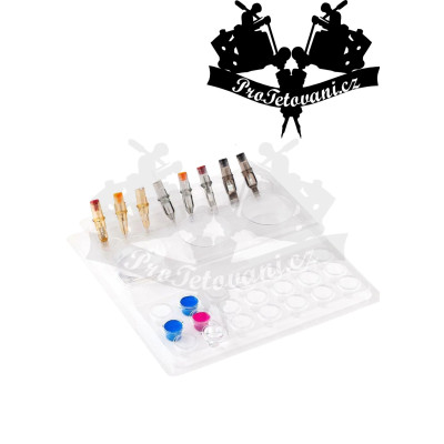 Multifunkční odkládací paleta pro tetování EXTRA BIG 1ks