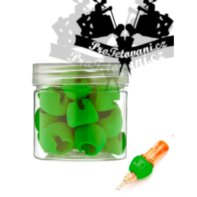 Návleky na cartridge EZ Tact Memory Foam 30 Ks GREEN