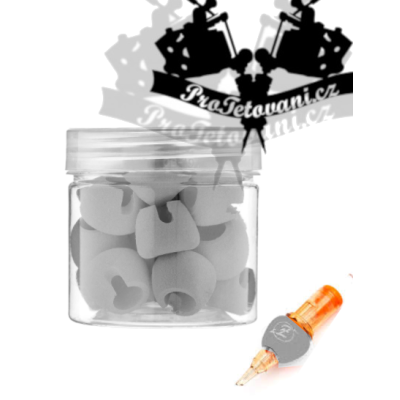 Návleky na cartridge EZ Tact Memory Foam 30 Ks GREY