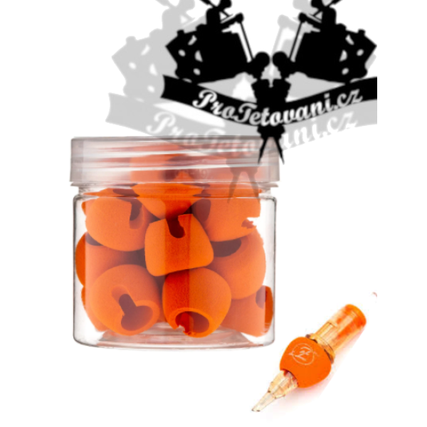 Návleky na cartridge EZ Tact Memory Foam 30 Ks ORANGE