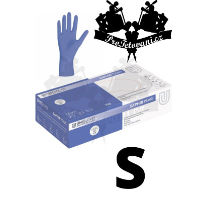 Nitrilové rukavice Saphir Pearl BLUE S