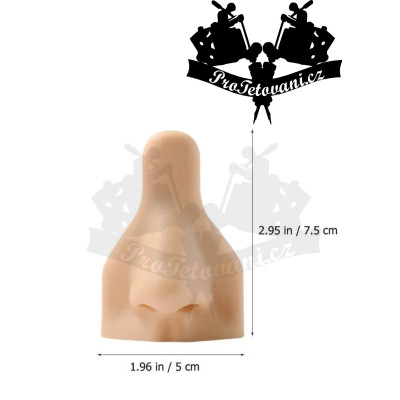 Trénovací tetovací kůže 3D NOS PIERCING