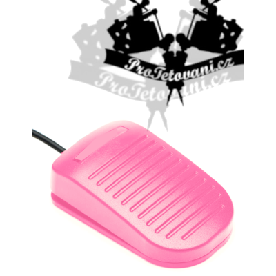 Nožní pedál plastový Ultra pink