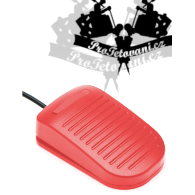 Nožní pedál plastový Ultra red 