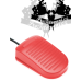 Nožní pedál plastový Ultra red 