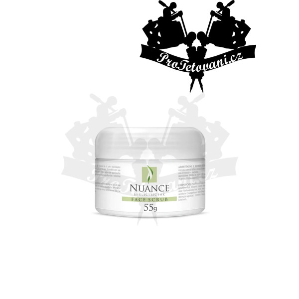 Nuance Face Scrub exfoliant k přípravě pokožky PMU 55 g EXPIROVANÉ